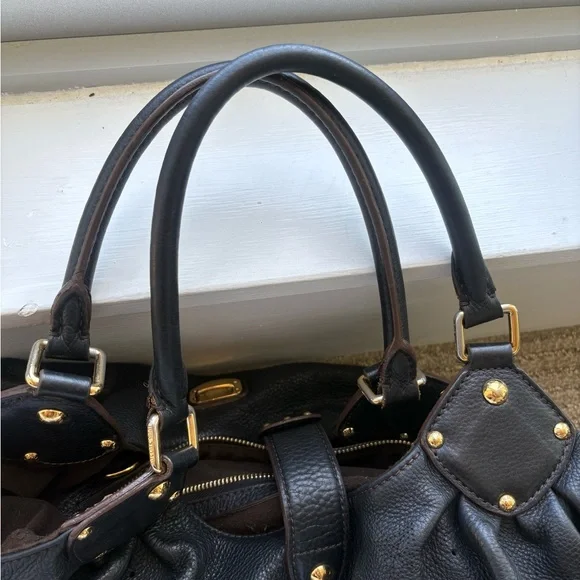 Louis Vuitton Black Leather Tote - Make Me An Offer! - Picture 9 of 16